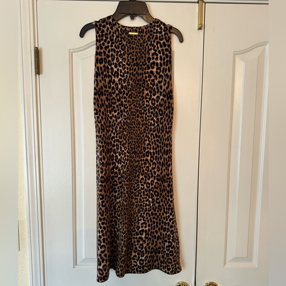 Michael Michael Kors dark camel leopard sleeveless dress - Picture 5 of 5